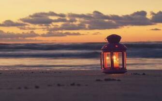 Beach Sunset Wallpaper HD Desktop 4k