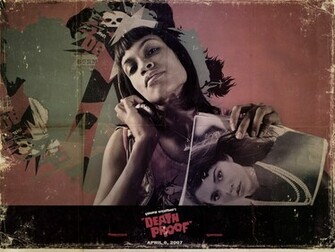 Death Proof Rosario Dawson Wallpaper