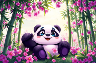 Cute Anime Panda Wallpaper