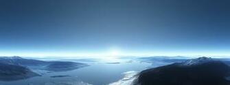 3d Landscape Dual Screen Photography Desktop Wallpaper