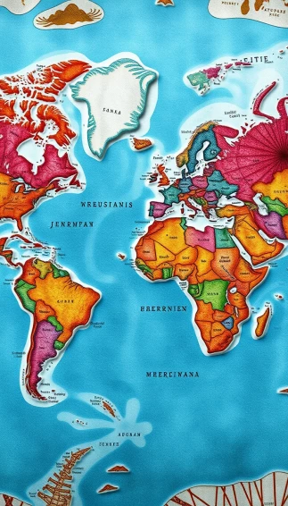 World Map Wallpaper High Resolution