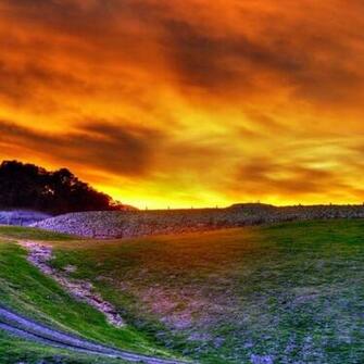 Autumn Sunset Wallpaper Was Posted