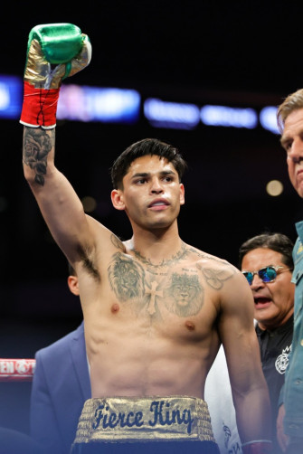 Photos Ryan Garcia S One Sided Victory Over Emmanuel Tagoe