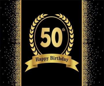 Amazon Ofila 50th BirtHDay Backdrop Gentlemen