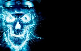Fire Skull Wallpaper Top My