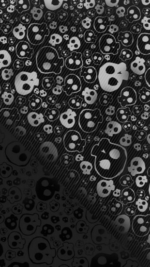 Net iPhone Wallpaper Skull Textures Background