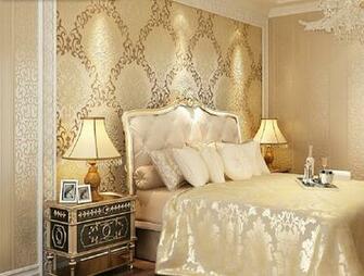 Long Fiber Vintage Wallpaper Bedroom Decoration European Style 3d