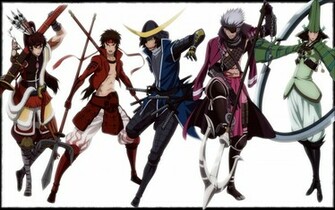 Sengoku Basara Online Game Animation Action Fighting Wallpaper