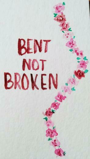 Bent Not Broken Orginal Art By Euphoric Tangles Euphorictangles