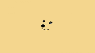 Simplistic Doge Wallpaper