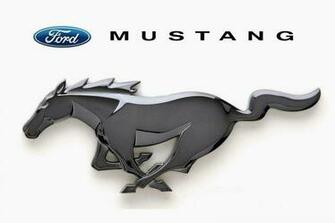 Ford Mustang Logo Vector Outline