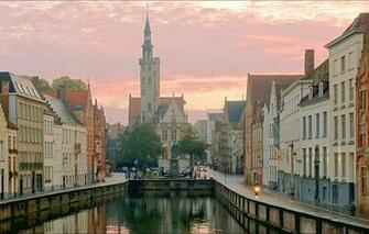 Wallpaper City Brugge Europa Metropolis Image For Desktop