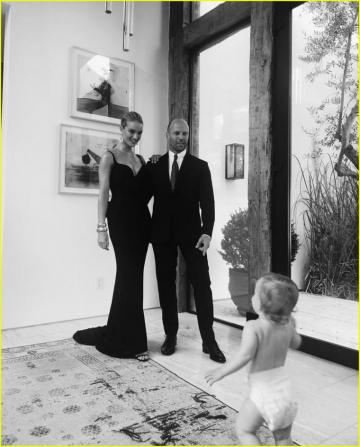 Rosie Huntington Whiteley Shares Cute Family Photos With Jason