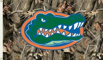 Florida Gators Camo Flag