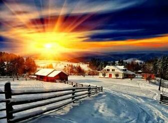 Mountains And The River In Winter Wallpaper Car Pictures