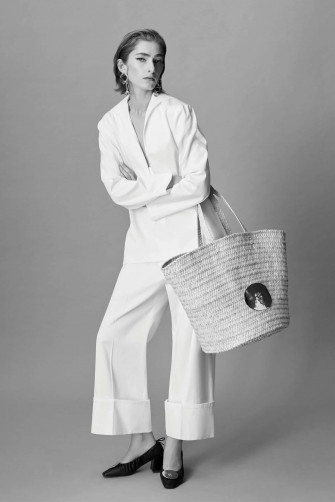 All White Patou Outfit With Bag Islvdcwzx4plmakz Wallpaper
