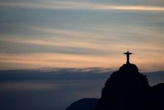 Christ The Redeemer Silhouette Wallpaper