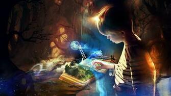 Book Imagination Creative Desktop Wallpaper New HD