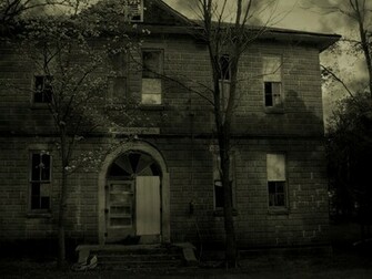 Haunted House Computer Wallpaper Desktop Background