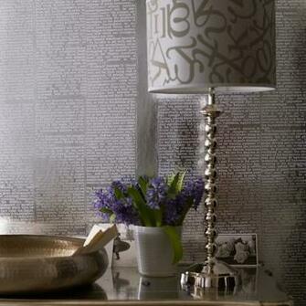 Silver Foil Wallcovering Celia Rufey Wallpaper Questions
