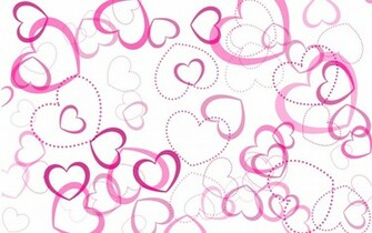 Pink Hearts Wallpaper Holiday