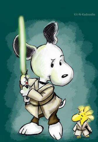 My Coworker Loves Star Wars And She Is Also A Huge Peanuts Fan
