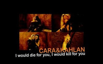 Cara And Kahlan Legend Of The Seeker Wallpaper