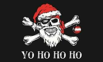Christmas Pirate Flag Yo Ho