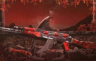 Wallpaper Game Night Ak Counter Strike Global Offensive