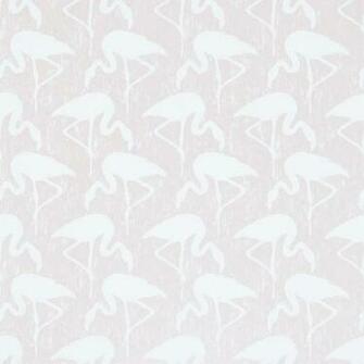 Blush Ivory Flamingos Vintage Ii Sanderson Wallpaper