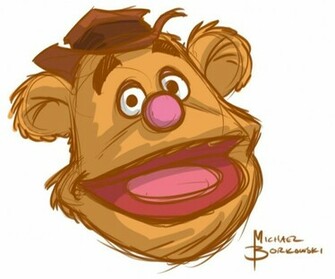 Fozzie Bear Wallpaper Fozzy Warm Up Sketch By