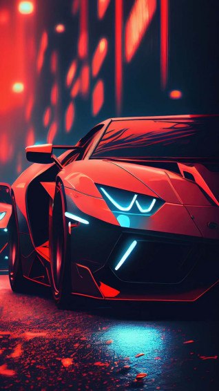 Lambo Ai iPhone Wallpaper HD