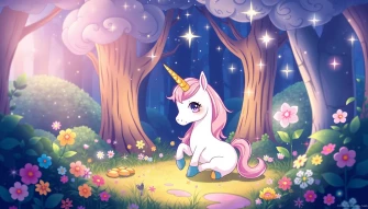 Cute Anime Unicorn Wallpaper