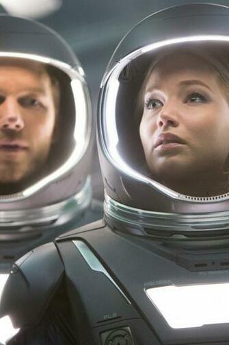 Passengers Movie Chris Pratt Jennifer Lawrence iPhone