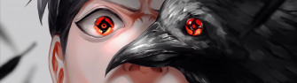 Shisui Uchiha Mangekyo Sharigan Crow 4k Wallpaper
