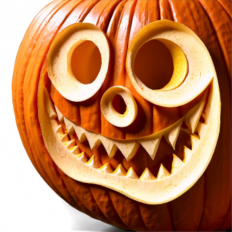 Carved Pumpkin Masterpiece Png Wallpaper