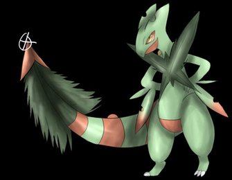 Mega Sceptile By Leredbird