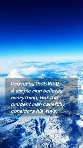 Proverbs Web Mobile Phone Wallpaper A Simple Man Believes