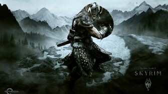 The Elder Scrolls V Skyrim Jeu HD Fonds D Cran