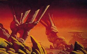 Earth Roger Dean Artwork Wallpaper Art HD