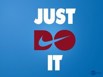 Just Do It Nike Brand Logo Typography Simple HD Wallpaper