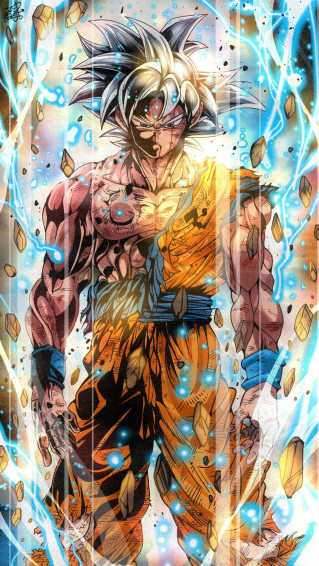 Tytan On Dragon Ball Ink Style Arts Wallpaper
