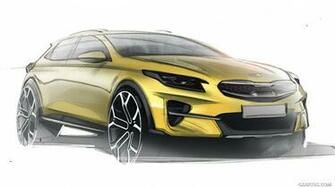 Kia Xceed Design Sketch HD Wallpaper