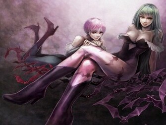 Littith En Morrigan Wallpaper