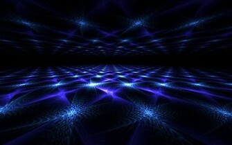 Mirror Wallpaper Fractal Blue Desktop