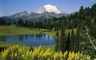 Mountain Lake Wallpaper