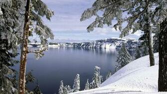 Landscapes Oregon National Park Crater Lake Wallpaper