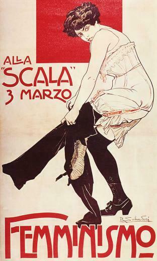 Femminismo Vintage European Fine Art Posters Wallpaper Image