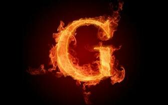 The Fiery English Alphabet Picture G Wallpaper HD