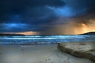 Stormy Beach By Jafar87